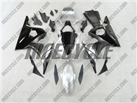 Yamaha YZF-R6 Silver/Black Fairings
