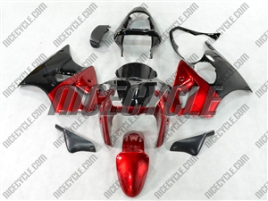 Kawasaki ZX6R Candy Red Fairings