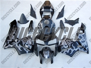 Silver Tribal Razor Honda CBR600RR Motorcycle Fairings