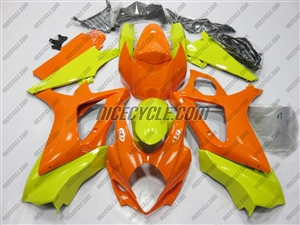 Orange/Yellow Suzuki GSX-R 1000 Fairings