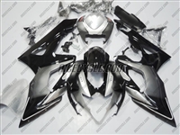 Suzuki GSX-R 1000 OEM Style Black/Silver Fairings