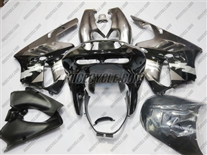 Kawasaki ZX-9R OEM Style Black/Titanium Fairings