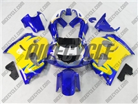 Yellow/Blue Suzuki SRAD GSX-R 600 750 Fairings