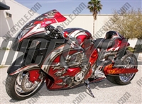 Custom Airbrush Suzuki GSX-R 1300 Hayabusa Fairings