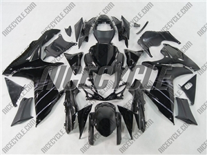 Black Suzuki GSX-R 600 750 Fairings