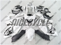 White/Black Accents Suzuki GSX-R 1300 Hayabusa Fairings