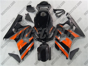 Orange/Black Suzuki GSX-R 600 750 Fairings