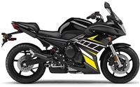 Yamaha FZ6R Yellow/Black Fairings