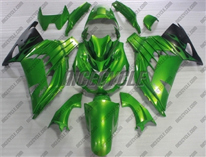 Kawasaki ZX14R Metallic Green Fairings
