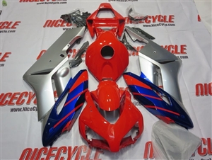 Honda CBR 1000RR Silver/Red/Blue Fairings