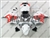 Honda VFR-800 Red/White Fairings