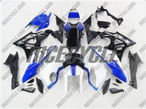 White/Blue/Black BMW S1000RR Motorcycle Fairings