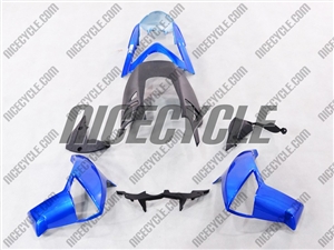 Kawasaki ER6n Blue/Black Fairings