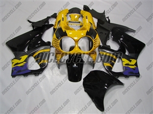 Purple/Yellow Honda CBR900RR Motorcycle Fairings