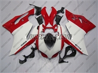 Ducati 1199/899 Panigale White with Red Fairings