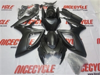 Matte Black Suzuki GSX-R 600 750 Fairings