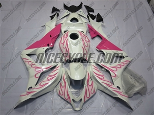 Honda CBR600RR Pink Flame Fairings