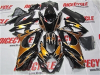 Suzuki GSX-R 1000 Gold Tribal Custom Fairings