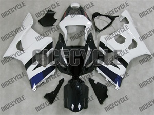 Suzuki GSX-R 1000 White/Deep Blue OEM Style Fairings