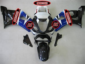 Suzuki GSX-R 1000 OEM Style Blue/White Fairings