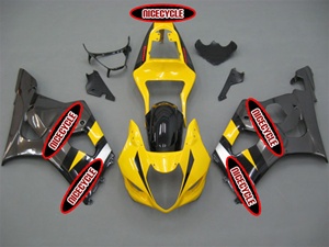 Suzuki GSX-R 1000 Yellow/Charcoal Fairings