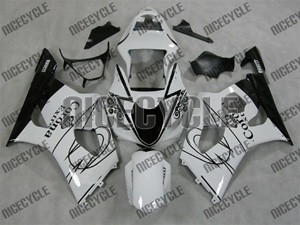 Suzuki GSX-R 1000 White Alstare Corona Fairings