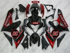 Suzuki GSX-R 1000 Black/Maroon Fairings