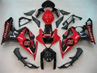 Suzuki GSX-R 1000 Red/Black OEM Style Fairings