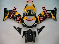 Black/Yellow OEM Style Suzuki GSX-R 600 750 Fairings