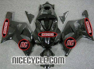 Gloss Black Suzuki GSX-R 600 750 Fairings