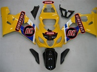 Yellow OEM Style Suzuki GSX-R 600 750 Fairings