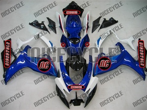 Blue/White OEM Style Suzuki GSX-R 600 750 Fairings