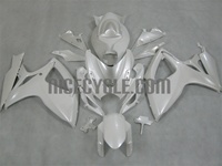 Pearl White Suzuki GSX-R 600 750 Fairings