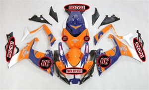 Orange Alstare Suzuki GSX-R 600 750 Fairings