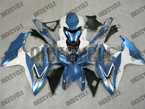 Suzuki GSX-R 600 750 Metallic Cobalt Motorcycle Fairings