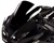 Hotbodies KAWASAKI ZX10R (08-10) ZX6R (09-Present) GP Windscreen (Dual Radius) - Solid Black