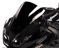 Hotbodies KAWASAKI ZX10R (08-10) ZX6R (09-Present) GP Windscreen (Dual Radius) - Solid Black