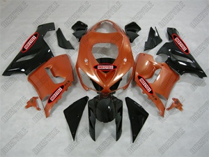 Kawasaki ZX6R Metallic Orange Fairings