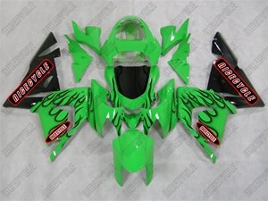 Kawasaki ZX10R Black Flame Fairings