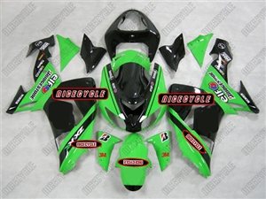 Kawasaki ZX10R Monster Green/Black Fairings