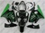 Kawasaki ZX12R Green Flame Fairings