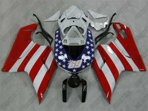 Ducati 1198 1098 848 Evo Nicky Hayden USA Fairings