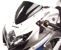 Hotbodies SUZUKI GSX-R600/750 (08-10) GP Windscreen (Dual Radius) - Solid Black