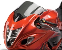 Hotbodies SUZUKI Hayabusa (08-Present) GP Windscreen (Dual Radius) - Dark Smoke