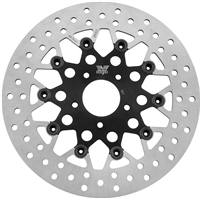 Electra Glide Standard Front Floating Mesh Black Rotor