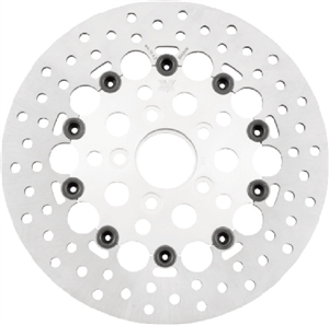 FLSTF Fat Boy Front Floating Whole Silver Rotor