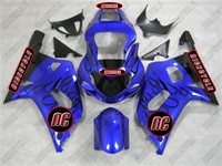 Metallic Blue Flame Suzuki GSX-R 600 750 Fairings