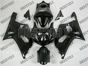 Suzuki GSXR 600/750 Gloss Black Fairings