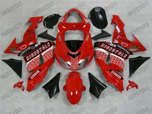 Kawasaki ZX10R Racer Red Fairings