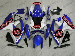 Suzuki GSX-R 600 750 Blue/White Fairing